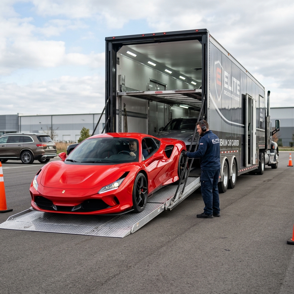 Enclosed auto transport for classic and luxury exotic sports cars in Seattle